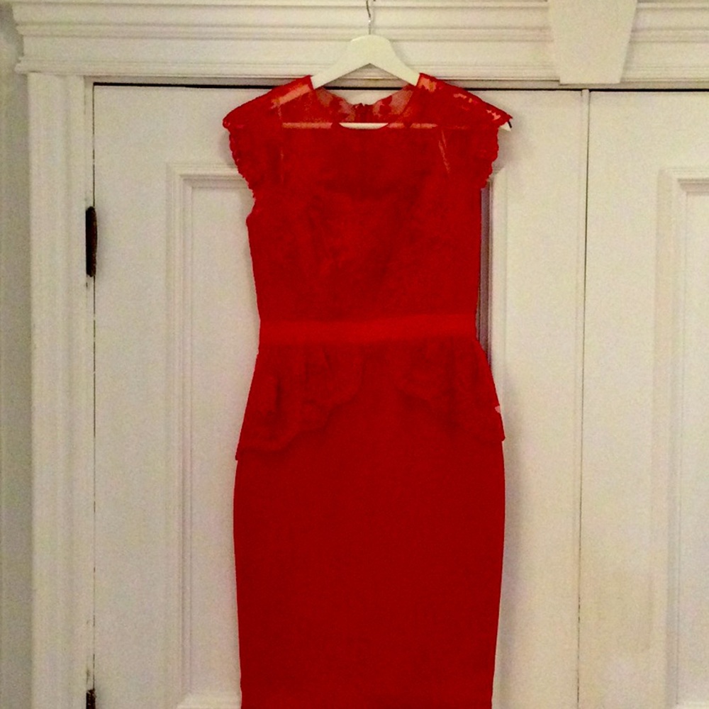 Marchesa Notte cocktail dress,knee length. Immaculate condition worn only twice.